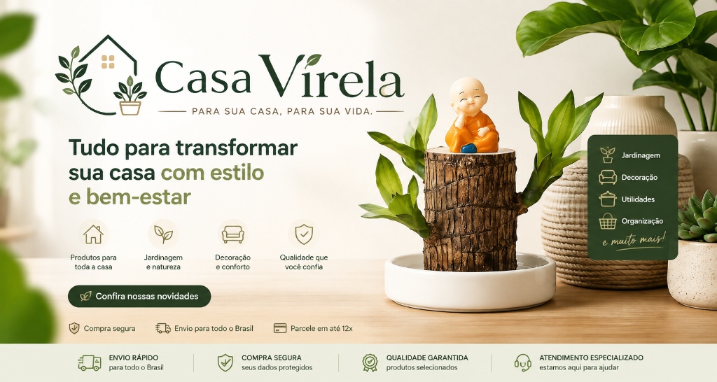Planta Madeira Brasileira + Monge de Brinde